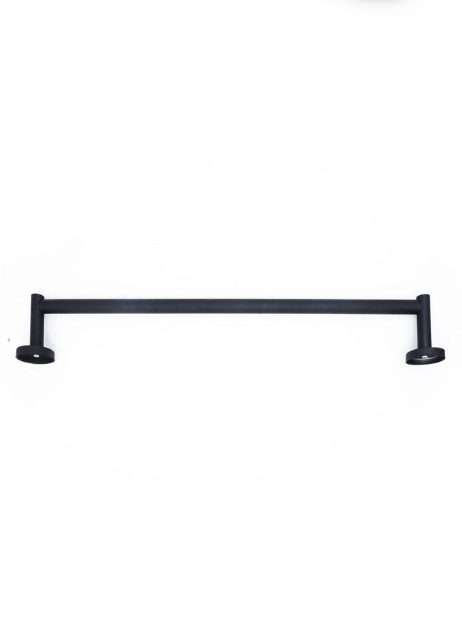 Pathavi Stainless Steel Towel Rod - Wall Mounted, Rust-Resistant Towel Bar for Bath & Kitchen - Space Saving Modern Towel Holder (24 Inch - Black Finish, Pack of 1) - Image 5